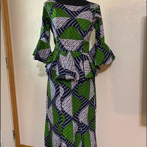 Long Skirt and Bllouse